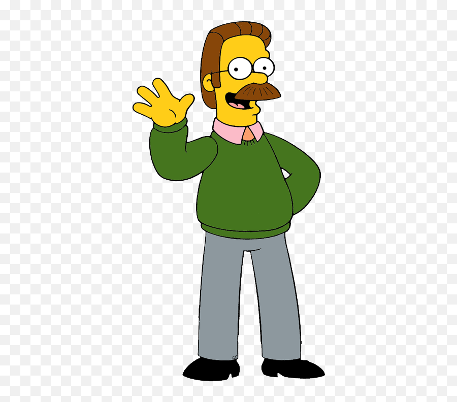 Simpson Ned Flanders Transparent Png - Ned Flanders,Ned Flanders Png