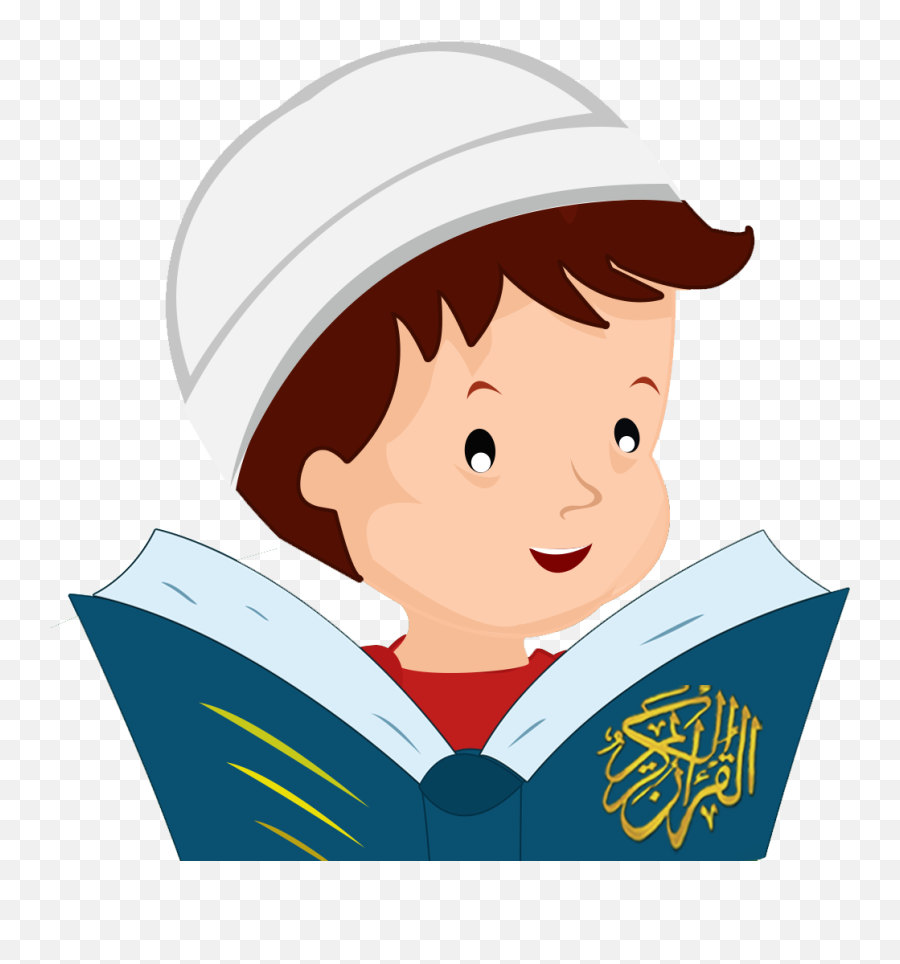 Reading Quran Cartoon Png - Boy Reading Quran Png,Muslim Png
