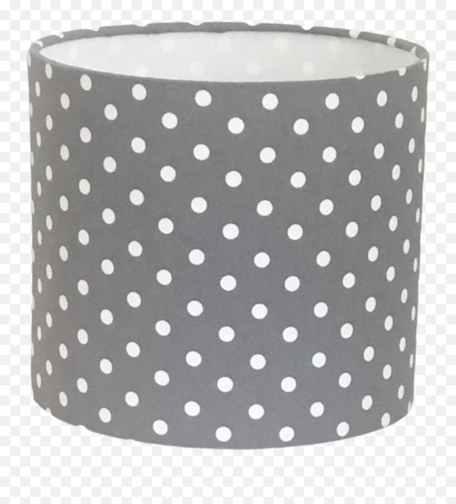 Grey White Polka Dot Lampshade - Dress Png,White Polka Dots Png