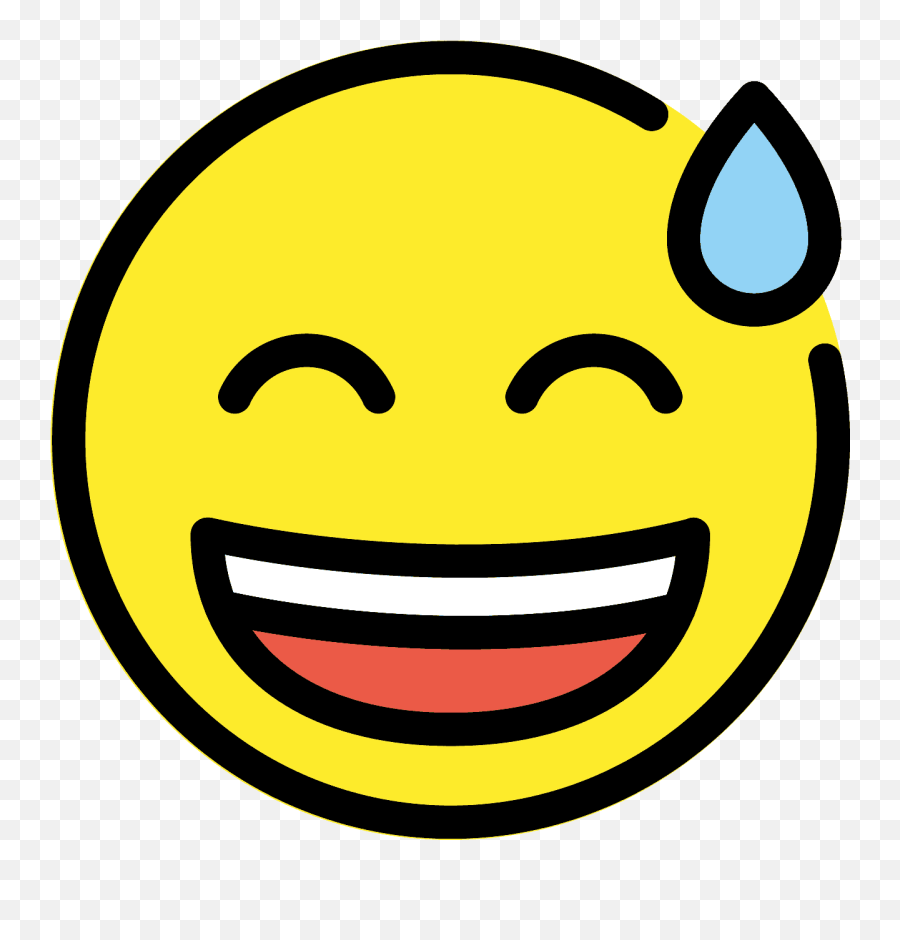 Grimacing Face Emoji Clipart - Slightly Smiling Face Png,Grimace Png