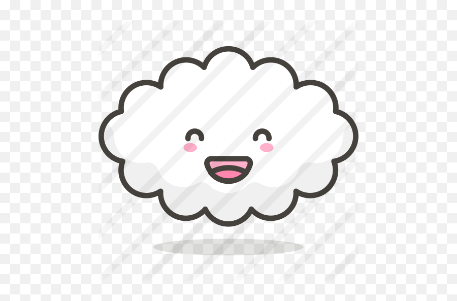 Cloud - Smiling Cloud Icon Png,Cloud Icon Png