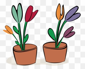 Flowerpot Planter Vase - Flowerpot Png,Planter Png