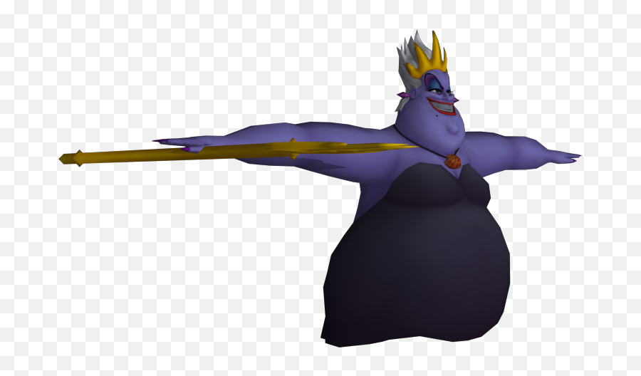 Playstation 2 - Kingdom Hearts 3d Models Ursula Png,Ursula Png - free ...