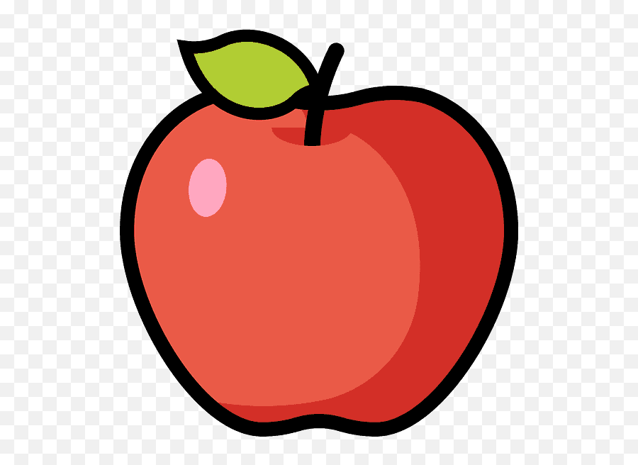 Red Apple Emoji Clipart Free Download Transparent Png - Red Apple Emoji,Peach Emoji Transparent