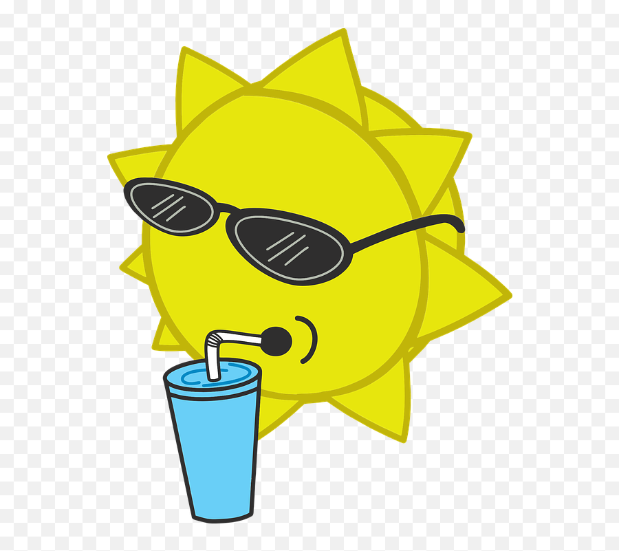 Summer Sun Sunglasses - De Sol Com Óculos Png,Summer Sun Png