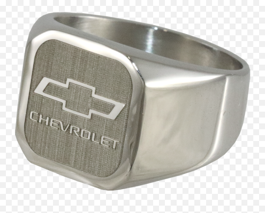 Chevrolet Bowtie Signet Ring - Chevy Bow Tie Ring Jewelry Png,Chevy Bowtie Png