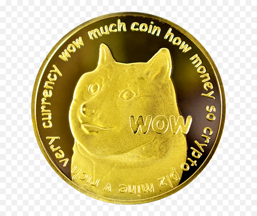 Dogecoin Gold Collectors Coin - Coin Png,Dogecoin Png