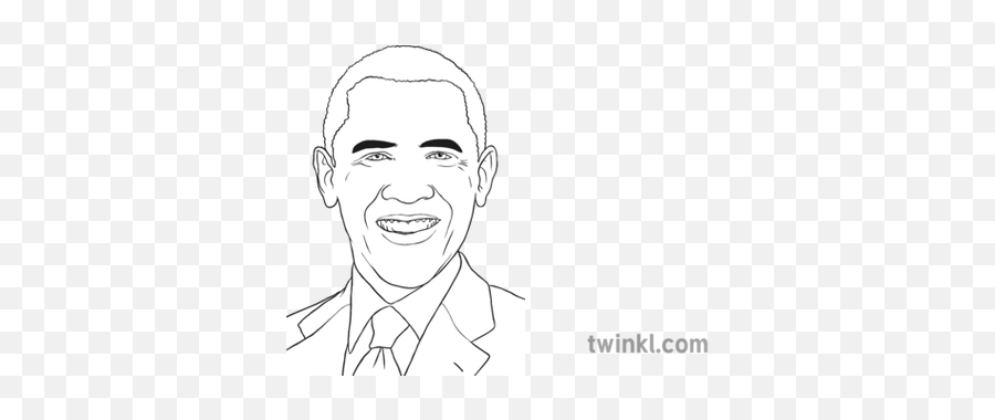 Barack Obama Black And White 1 - Superhero Black And White Strong Png,Obama Face Png