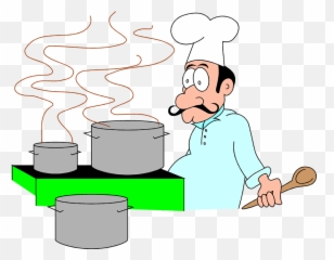 Chef Cooking Clipart - Cooking Cartoon Gif Png Transparent Cartoon Chef,Cooking Png