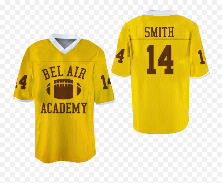 Fresh Prince Will Smith Bel - Air Academy Football Jersey Short Sleeve Png,Will Smith Png