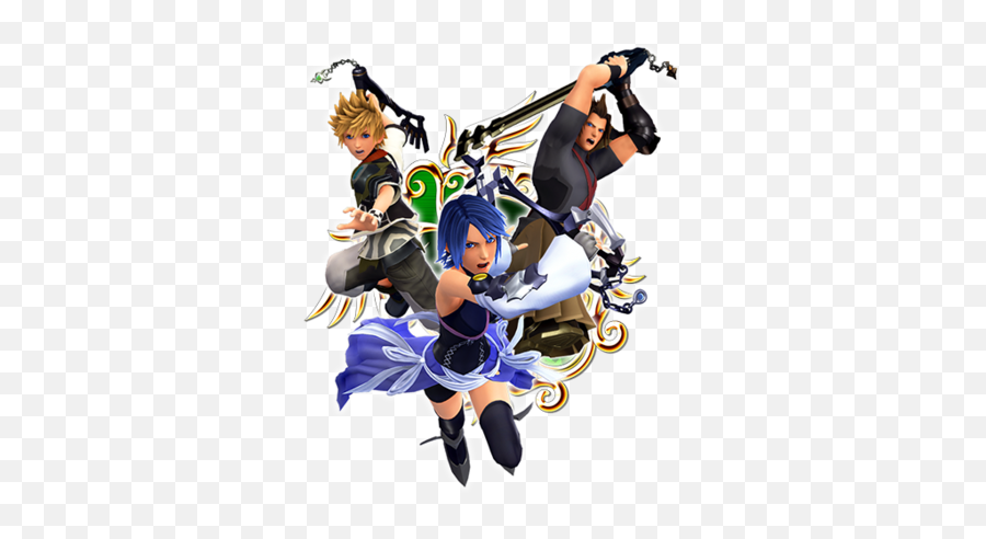 Kingdom Hearts Terra Aqua And Ventus Characters - Tv Tropes Terra Aqua And Ventus Medal Png,Kingdom Hearts Transparent