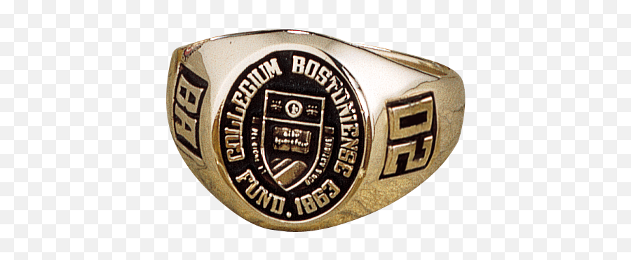 Boston College Mens Large Oval Signet Ring - Solid Png,Boston College Logo Png