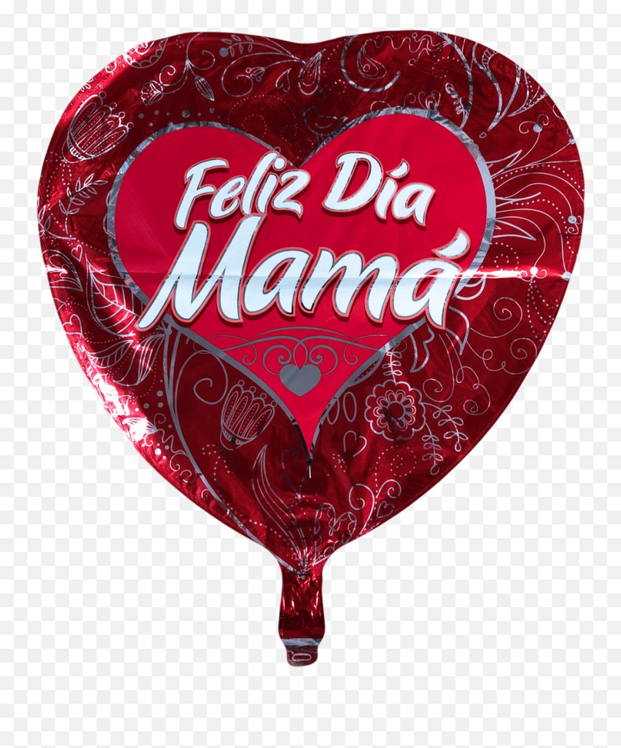 Madre Corazon Rojo Balloon 18 - Day Png,Feliz Dia De Las Madres Png