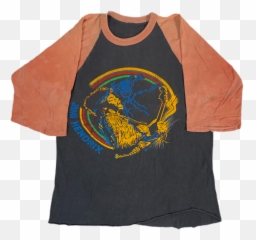 Vintage Jimi Hendrix Raglan - Short Sleeve png