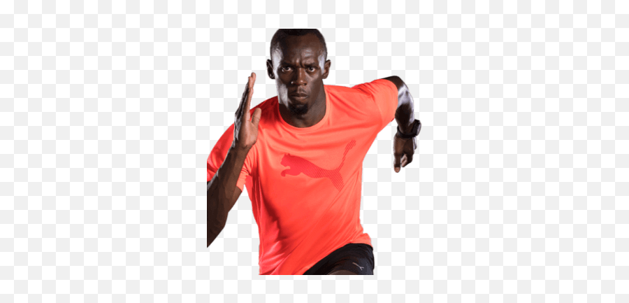 Puma Train For Legend - Player Png,Usain Bolt Png
