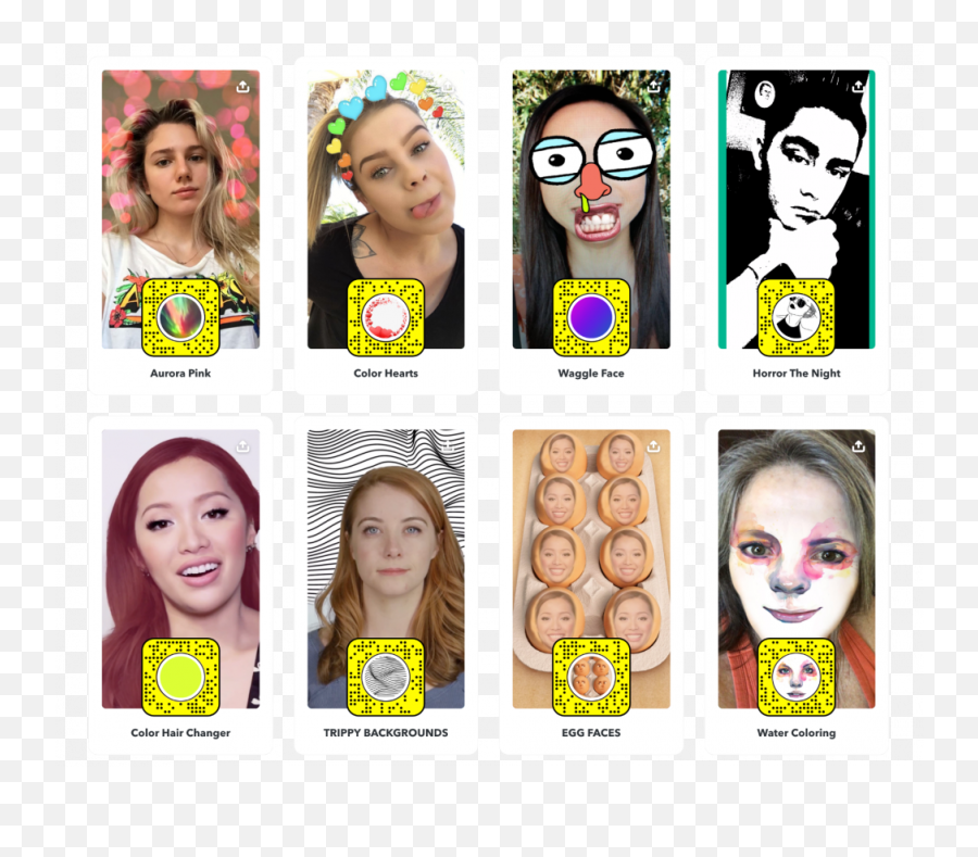 Official Snapchat Filters - Popular Snapchat Filters 2020 Png,Snapchat Heart Filter Png
