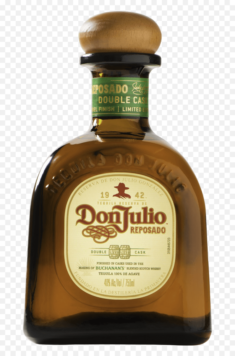 Don Julio Double Cask Tequila Reposado - Don Julio Double Cask Reposado Png,Buchanan's Png