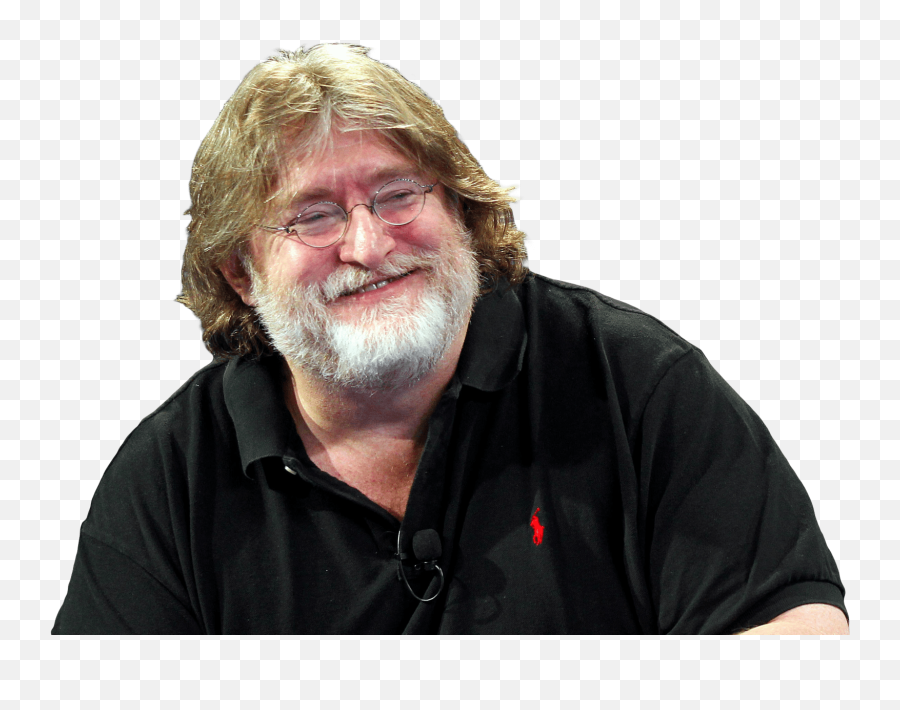 Gabe Newell Smile Transparent Png - Gabe Newell,Gabe Newell Png