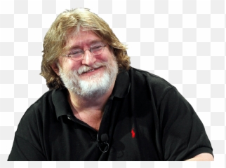 Gabe Newell Smile Transparent Png - Gabe Newell,Gabe Newell Png