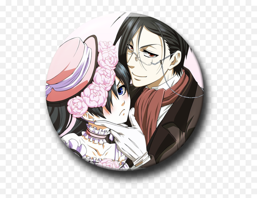 Download Hd Black Butler Pins Buttons - Ciel Phantomhive Ciel Phantomhive Y Sebastian Michaelis Png,Ciel Phantomhive Transparent