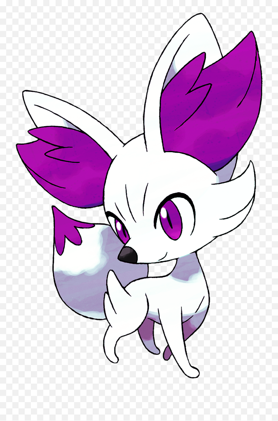 Bandori Party - Fennekin Pokemon Png,Purple Flames Png