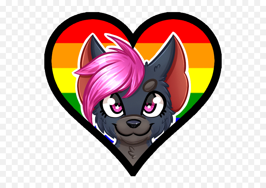 Animated Furry Pride Icon Commission - Furry Animated Png,Furry Icon