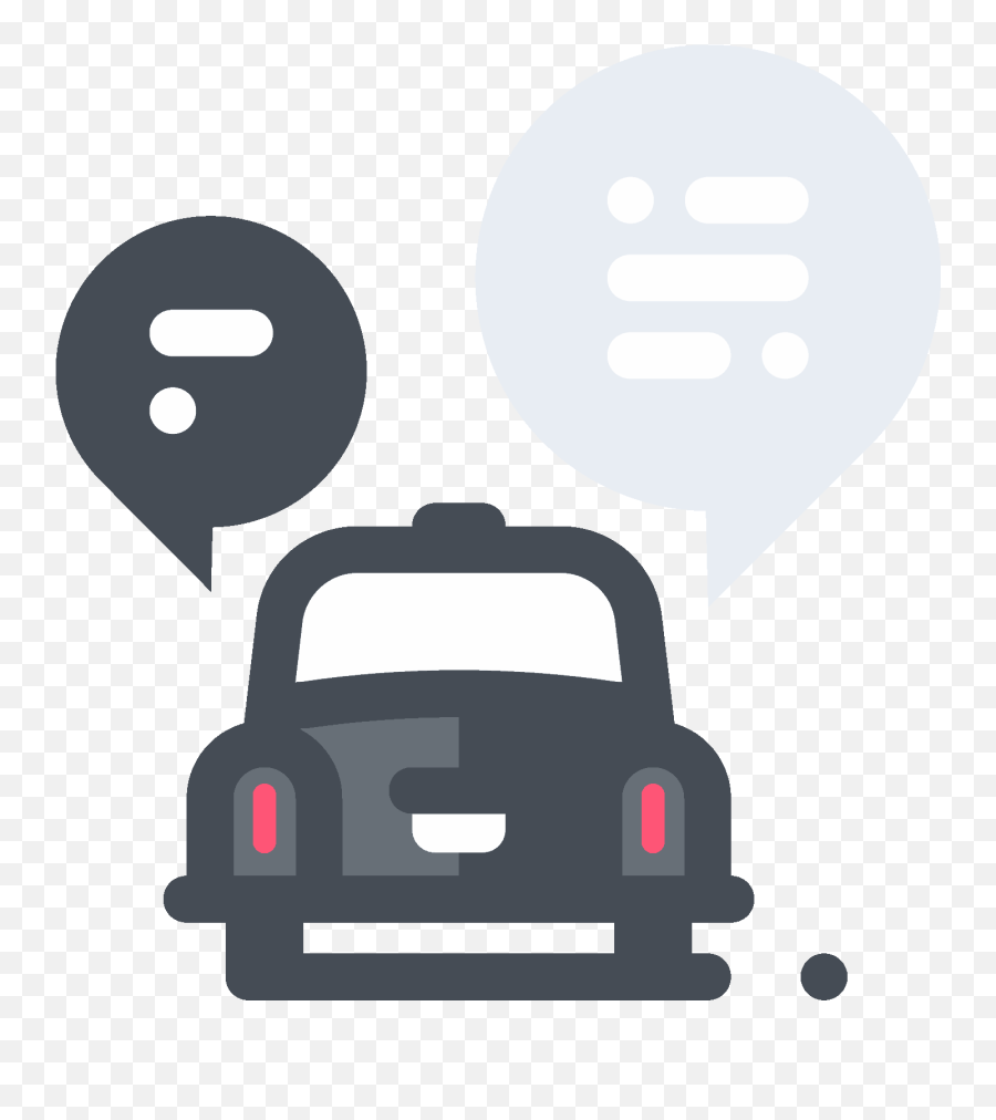 Chat With Taxi Driver Icon - Car Clipart Full Size Clipart Chat Car Icon Png,Driver Icon