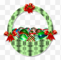Wicker Basket Images - Christmas Icon Cartoon Transparent Of Ornaments png