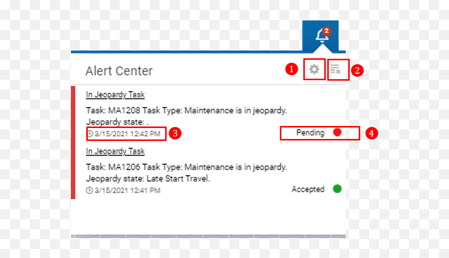 Managing Alerts - Field Service Edge Documentation Dot Png,Jeopardy Icon