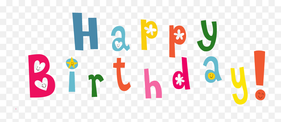 Clipart Writing Happy Birthday - Happy Birthday Lettering Png,Writing Png