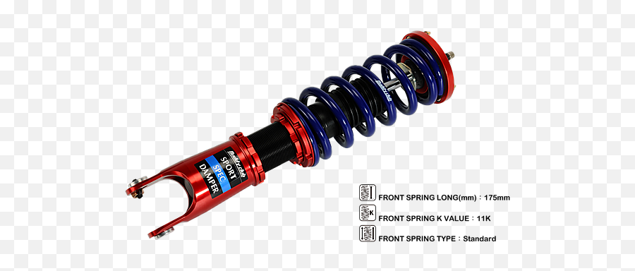 Honda - Egssdamper Coilovers Buddyclub Usa Coil Spring Png,Icon Bump Stops