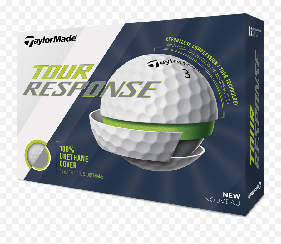 Taylormade Tour Response Golf Ball 12 - Taylormade Tour Response Golf Balls Png,Golfball On Tee Icon Free