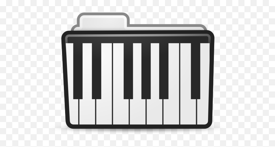 Piano Clipart Png In This 2 Piece Svg And - Piano Folder Icon,Piano Keyboard Icon