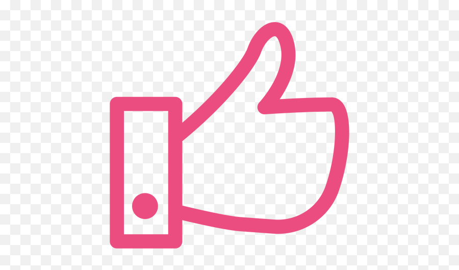 Thumbs Graphics To Download - Icono Like Rosa Png,Daumen Hoch Icon