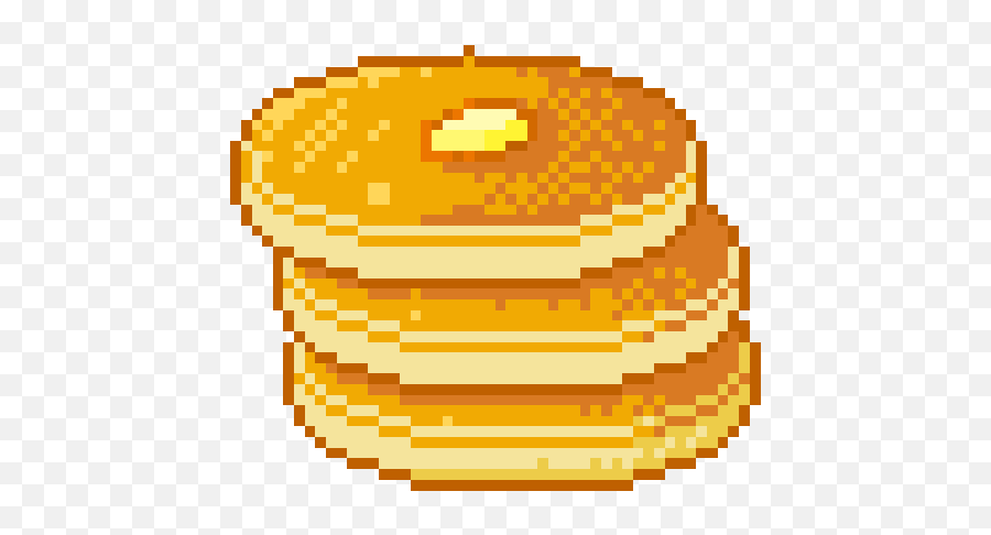 Transparent Pixel Pancakes Edited - Pancakes Pixel Art Png,Pancakes Transparent