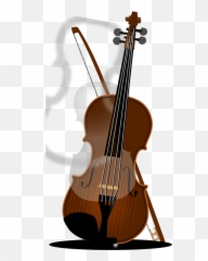 Violin Silhouette Png Svg Clip Art For Web - Download Violine Sticker