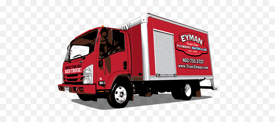 Eyman Plumbing In Omaha Ne U2013 Plumbers You Can Trust - Commercial Vehicle Png,Isuzu Box Truck Fash Icon