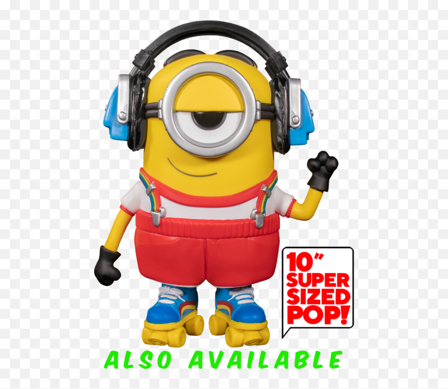 Funko Pop Minions 2 The Rise Of Gru - 70s Bob 901 The Minions 2 10 Roller Skating Stuart Funko Pop Png,Bundled Minion Icon