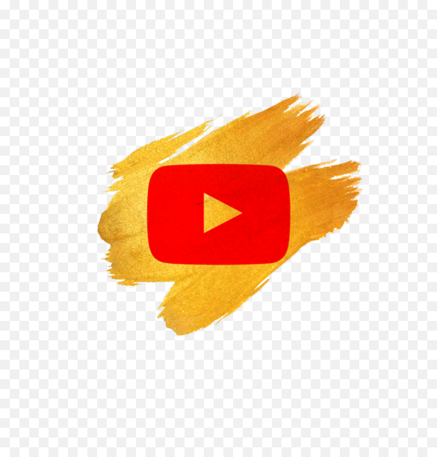 Youtube Logo Watermark Youtuber New - Gold Paint Circle Png,Youtube Logo Image