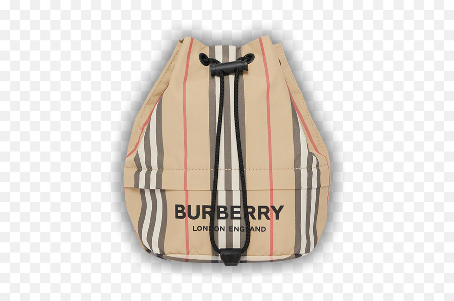 Burberry Logo Print Icon Stripe Drawcord Pouch U0027archive - Burberry Bagd Png,Stripe Icon