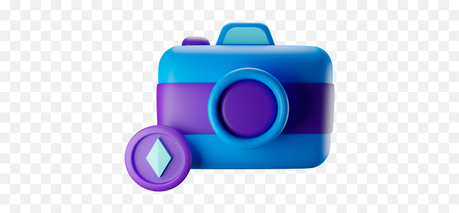 Premium Cryptocurrency Camera 3d Illustration Download In - Girly Png,Samsung Camera Icon