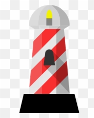 Red And White Lighthouse Clipart Free Download Transparent - Farol Urso Marinheiro Png