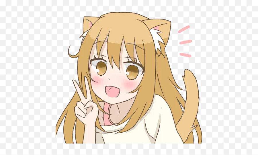 Telegram Sticker From Happiness With Hands Pack - V Sign Png,Holo Spice And Wolf Icon