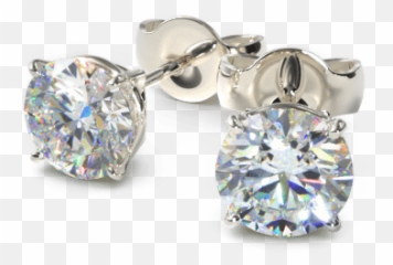 Diamond Stud Earrings Jamesallencom - Earrings Png,Loose Diamonds Png