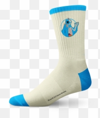 Creamblue Cookie Monster Sock - Hockey Sock Png,Cookie Monster Png