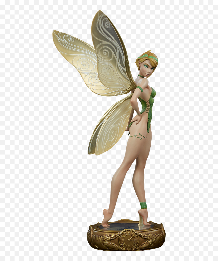 J Scott Campbell Tinkerbell Statue - Fairytale Fantasies Collection Statue Tinkerbell Png,Tinkerbell Transparent