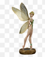 J Scott Campbell Tinkerbell Statue - Fairytale Fantasies Collection Statue Tinkerbell Png,Tinkerbell Transparent