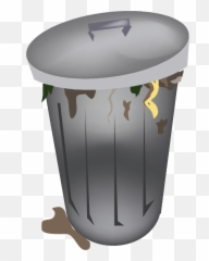 Trash Can Vector Icon Free Svg - Can Lid Vector png