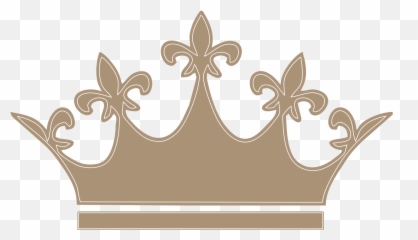 Download Gold Queen Crown Vector - Black And White PNG Logo