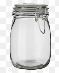 Jars Clear Overlays Container Masonjar Editing Png - Cumm Jar Transparent Background